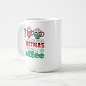 Mug Coupes De Café Festive Avec Des Dits De Noël (Devant gauche)