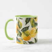 Mug Coupes de fruits - Conception de citron Musique cé (Gauche)