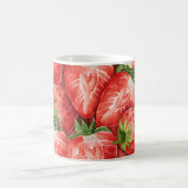 Mug Coupes de fruits - Conception de fraise - Musique  (Centre)
