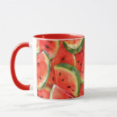 Mug Coupes de fruits - Conception de pastèque Musique (Gauche)
