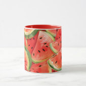 Mug Coupes de fruits - Conception de pastèque Musique (Centre)