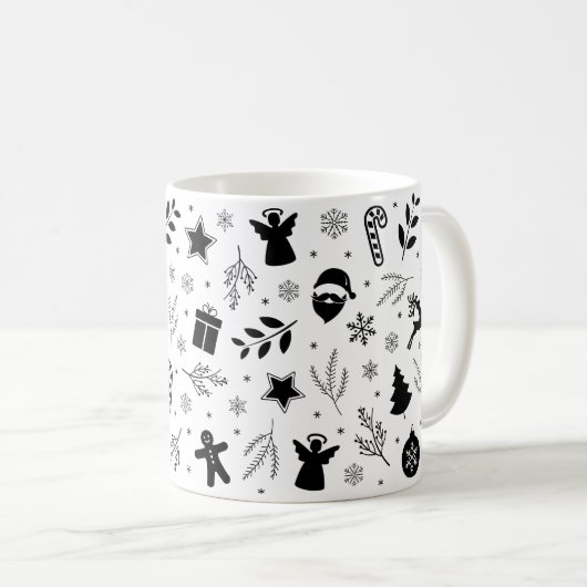 Mug Coupes de Noël (Devant droit)
