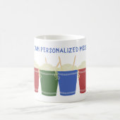 Mug Coupes de nouilles Ramen Message personnalisé (Centre)