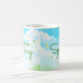 Mug Coupes de Pâques florissantes : Bonjour Printemps (Centre)