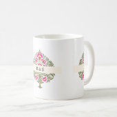 Mug Coupes Monogrammes customisées ; Idéal pour les gr (Devant droit)