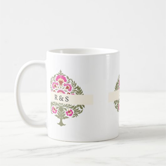 Mug Coupes Monogrammes customisées ; Idéal pour les gr (Gauche)