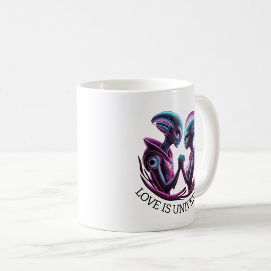 Mug Couple Alien (Devant droit)