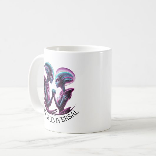 Mug Couple Alien (Devant gauche)
