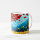 Mug Couple assis sous un arbre (Devant droit)