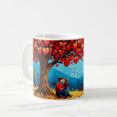 Mug Couple assis sous un arbre (Devant gauche)