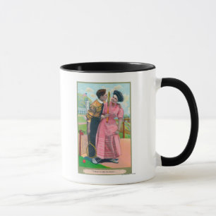 Mug Couple avec Tennis GearMême vieille raquette