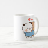 Mug couple Bubu et dudu Milk et Mocha Bears Kawaii (Devant droit)