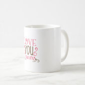 Mug Couple Cadeau Aimez-Vous Plus (Devant droit)