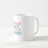 Mug Couple Cadeau Baisers Sweet As Candy (Devant droit)