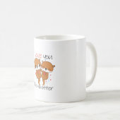 Mug Couple Cadeau Je T'Aime Pas De Otter (Devant droit)