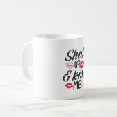 Mug Couple Cadeau Kiss Me (Devant gauche)
