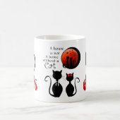 Mug Couple Chats à la maison (Centre)