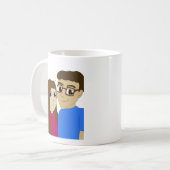 Mug couple Chibi (Devant gauche)