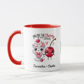 Mug Couple Customisé "Cherry to My Sundae" (Gauche)