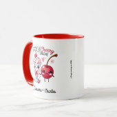 Mug Couple Customisé "Cherry to My Sundae" (Devant gauche)