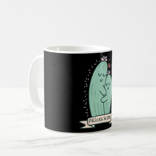 Mug Couple de Cactus (Devant gauche)