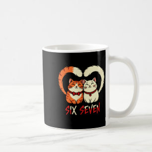 Mug Couple de chat mignon Vêtements de rue d'amour rom