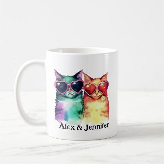 Mug Couple de chats (Gauche)