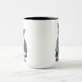 Mug Couple de chats bavards mignons (Centre)