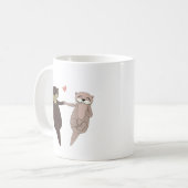 Mug Couple de chats mignons (Devant gauche)