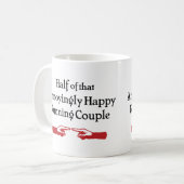 Mug Couple de course agaçant (Devant gauche)