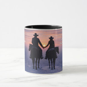 Mug Couple de cowboy et cowgirl amour