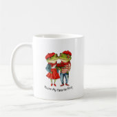 Mug Couple de grenouilles mignonnes (Gauche)