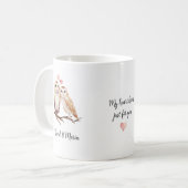 Mug Couple de hiboux amoureux (Devant gauche)