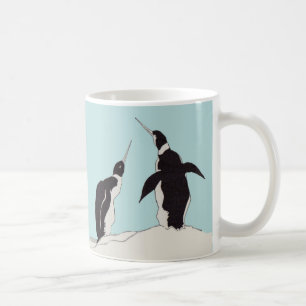 Mug couple de manchots
