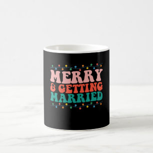 Mug Couple de Noël joyeux et marié Groovy