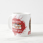 Mug Couple de Noël romantique, Aimer la neige (Devant gauche)