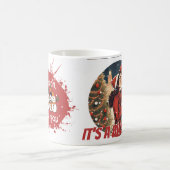 Mug Couple de Noël romantique, Aimer la neige (Centre)