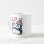 Mug Couple de pingouin (Devant gauche)