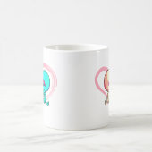 Mug Couple de squelettes romantiques s'embrassant dans (Centre)