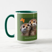 Mug Couple de suricates ensemble pour toujours mainten (Gauche)