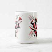 Mug Couple de trombone de jazz abstrait (Centre)