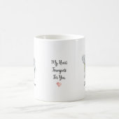Mug Couple d'éléphants amoureux (Centre)
