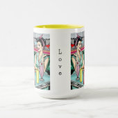 Mug Couple des années 1950 au dîner (Centre)