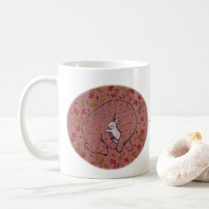 Mug Couple d'ours et de lapin Cosy à la maison nom per