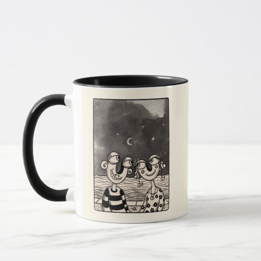 Mug Couple En encre d'amour (Gauche)