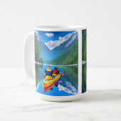 Mug Couple en Kayak | Thème Kayaking (Devant gauche)
