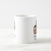 Mug Couple face photo add name date simple wedding  (Centre)