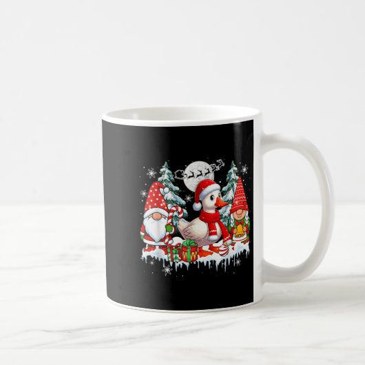 Mug Couple Gnomes Père Noël Goose Christmas Trees Farm (Droite)