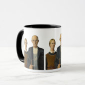 Mug couple Gothic américain (Devant gauche)