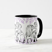 Mug Couple Kiss - Amour Romantique & Relation (Devant droit)